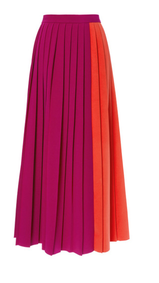 Marina's Must-Haves: Barbara Casasola's Two-Tone Pleated Skirt