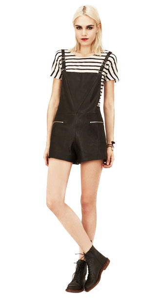 Marina's Must-Haves: Leather Overall Shorts From Veda