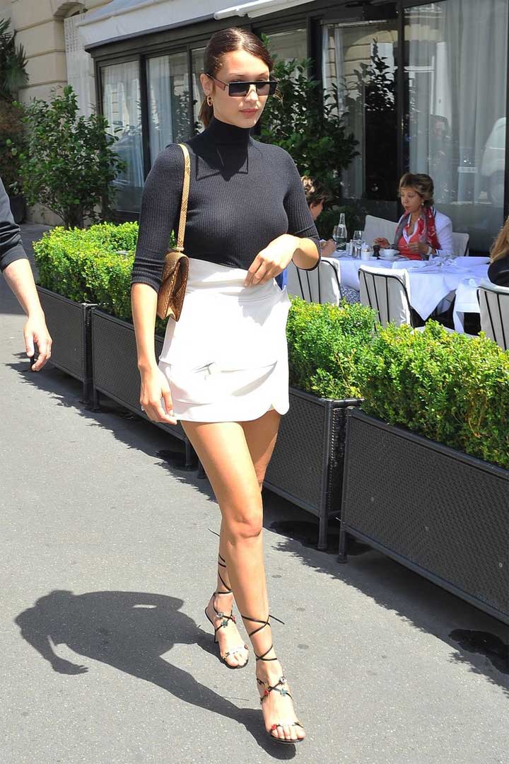 Bella Hadid Puts a Sci-Fi Spin on the Ladies Who Lunch Look Bella Hadid Puts a Sci-Fi Spin on the Ladies Who Lunch Look