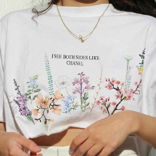 This Made-in-Egypt Fashion Line Puts “Die for Dior” and “Gucci Kills” on Pretty Floral Print Tees This Made-in-Egypt Fashion Line Puts “Die for Dior” and “Gucci Kills” on Pretty Floral Print Tees