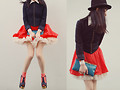 Orange marilyn  - Jacket, Ralph Lauren, Skirt, Weeken, Shoes, Weeken, Shirt, Weeken, Shan Shan, Japan
