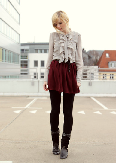 Baby I'm howlin for you , Jana Spaceman, Blouse, Zara, Boots, Weeken, Skirt, American Apparel, Jana Spaceman, Germany