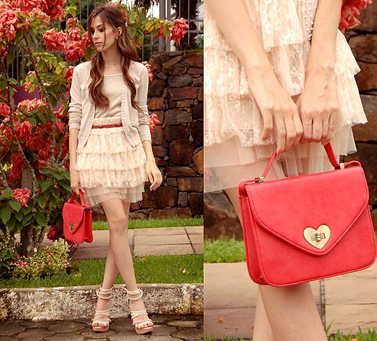 Sweet is the melody  - Bag, Weeken, Cardigan, Weeken, Skirt, Weeken, Shoe, Weeken, Van Der Linden