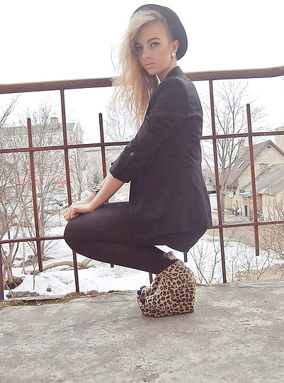 BLACK + LEOPARD PRINT , Agnija Grigule, Rs hat, Weeken, Agnija Grigule, Latvia