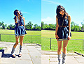 Somebody told me..!  - Dress, Topshop, Gray dress, H&M, Inez A, United Kingdom