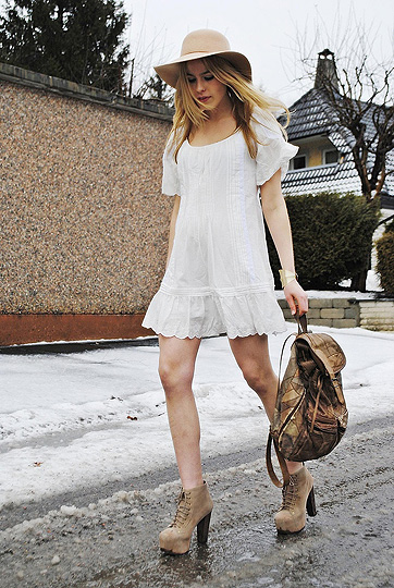 WANT SUMMER <3 , Frida Johnson, Hat, Bershka, Bag, Weeken, Dress, Weeken, Shoes, H&M, Frida Johnson, Sweden