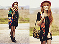 With/Without. , Dress, New Look, Bag, New Look, Coat, scarf and hat, Weeken, Cookies, France