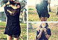 We were always meant to say goodbye , Black shredded tee , Weeken,  dress , Forever21, Arizka Sehoko, United States