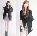 Feathers , Feather skirt, Weeken, Knit cardi, Weeken, Necklace, Weeken, Bangle, Forever21, Bangle, H&M, Camille Co, Philippines