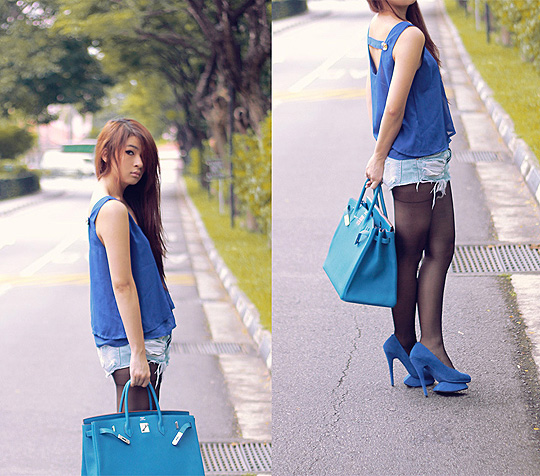 Running across the road , Anastasia Siantar, Cropped top, Weeken, Shoes, Weeken, Birkin bag, Hermes, Anastasia Siantar, Indonesia