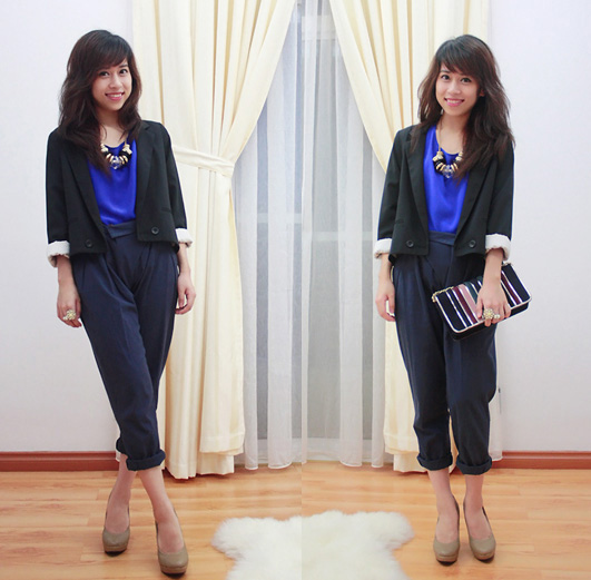 I'll see you tonight <3  - Jacket, Weeken, Shirt, Weeken, Bag, Weeken, Linda Tran, Vietnam