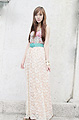 Lace is Love , Dress worn as top, Weeken,  lace maxi skirt, Weeken,  belt, H&M, Bracelet, Forever21, Bracelet, H&M, Camille Co, Philippines