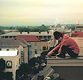 This City Looks Like Love From Here , Pink Sweater, Forever21, Black Slip Leggings, American Apparel, Kyle Jammeson-Prosser, Malaysia