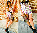 IT'S TIME TO FLOWERS , SHOES, Weeken, ROMPER, Weeken, BELT, Weeken, PURSE, Weeken, Angela Rozas Saiz, Spain