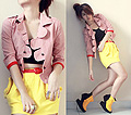 Paint me with colors , Wicked shoes, Weeken, Scalloped Blazer, Weeken, Cropped corsetcropped corset, Weeken, Anastasia Siantar, Indonesia