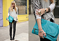 Bursting through  - Bag, Marc Jacobs, H&M pants, H&M, Alexander Wang shoes, Weeken, Liz Sampson, United States