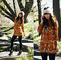 Psychic Swelling , Oatmeal bow turban, ASOS, LEGWEAR , Weeken, Boots, ASOS, Vintage raybans, Weeken, Vintage paisley dress from the 60's, Weeken, Rachel-Marie I, United States