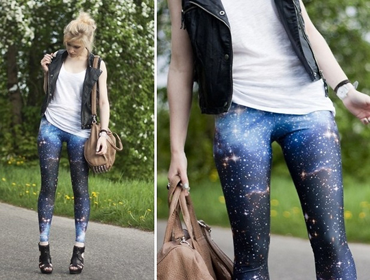 Space odyssey  - Galaxy print leggins, Weeken, Katherine Eve, Canada