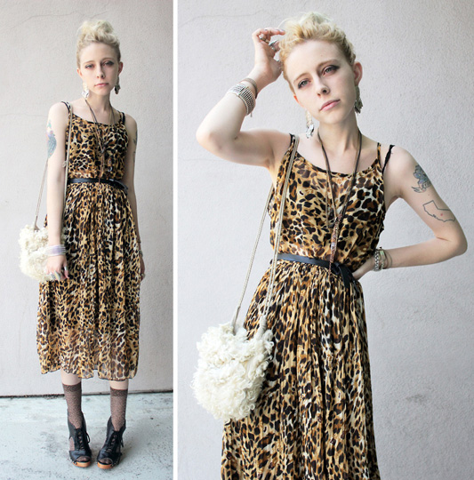 Leopard Dress, Leopard Socks  - Bag, Weeken, Dress, Weeken, Shoes, Weeken, Jana Spaceman, Germany