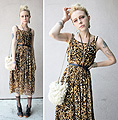 Leopard Dress, Leopard Socks  - Bag, Weeken, Dress, Weeken, Shoes, Weeken, Jana Spaceman, Germany
