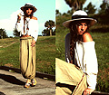 +*+*+*Desert Duds+*+*+*  - Trousers, Weeken, Hat, Weeken,  Wedges, Weeken, Samurai Bracelet, Marc Jacobs, Shirt, Weeken, Jana K, United States