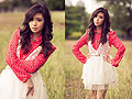 Minnie Mouse Ballerina in the Tropics , Dress, Weeken, Red blouse, Weeken, Kryz Uy, Philippines