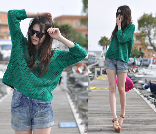 WASTED DREAMS  - Shoes, Weeken, Green Jumper, MANGO, Doina Ciobanu, Canada