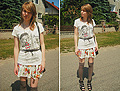 All night until infinity!, Skirt, TALLY WEIJL, T-shirt, Weeken, Over knee, Weeken, Shoes, H&M, Weronika T, Poland