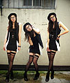 Monochrome, Bowler hat, Weeken, Bodycon dress, Weeken, Tailored vest, Weeken, Slouchy vest, Weeken, Aileen Belmonte, Malaysia