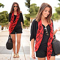 Day in Gran Canaria - Foulard, Weeken, Bag, Alexander Wang, Top, Weeken, Shorts, Weeken, Sandals, Weeken, Alexandra Per, Spain