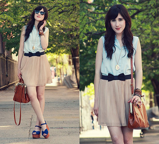 Spring in NYC - Top, Weeken, Skirt, Forever21, Bag, Weeken, Shoes, Weeken, Bonnie Barton