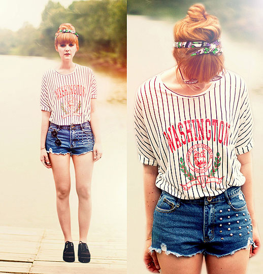 Time to Go - Washington top, Weeken, Spike shorts, Weeken, Chloe D, France