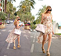 Chiara Ferragni, Long dress, but in the back, 