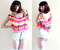 ACID, Neon knit, Weeken, Acid shorts from mink pink, Weeken, Constance Victoria, United States