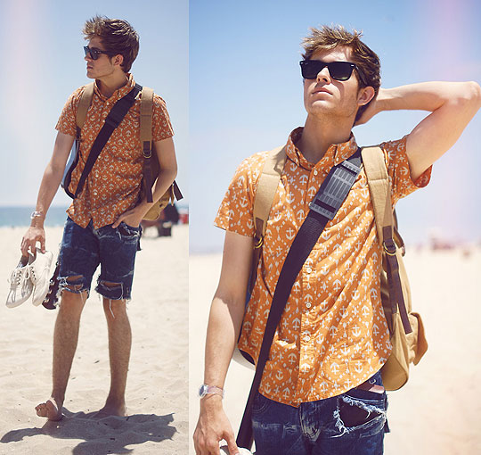 No bad days, Adam Gallagher, Anchor shirt, Weeken, Galla shorts, Weeken, Backpack, Weeken, Adam Gallagher, 