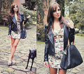 THE HUNTREND: Leather jacket, Jacket, Mango, Dress, Bershka, Shoes, Weeken, BAG, Carolina Herrera, Guiri Uribe, Spain