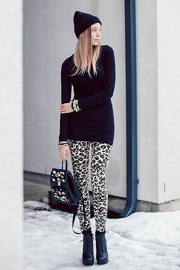 DIY Button Backpack - Leopard leggings, Diy, Backpack, Diy, Martina M, Finland