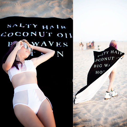 Salty Hair, Coconut Oil, Big Waves, Hot Sun - Naomi swimsuit, Weeken, Dr martens, Weeken, Dominique N., United States