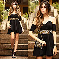 Little black dress, Dress, Weeken, Bag, Weeken, Belt, Weeken, Flávia Linden, Brazil