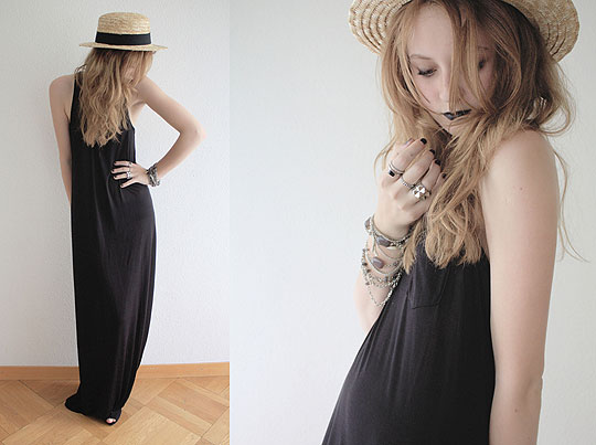 My darlin', she's a drifter - Maxi dress, H&M, Katrina J, Switzerland