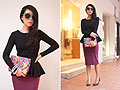 Obsessed with the 40s. - Top, H&M, Pencil Skirt, Topshop, Clutch, Weeken, Leopard print heels, Weeken, Sybil Kot, Hong Kong
