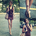 Someday Fades away, Tricot brown dress, Weeken, Snow Flake Stockings, Weeken, Heels-wedges, Weeken, Alana Ruas, Brazil