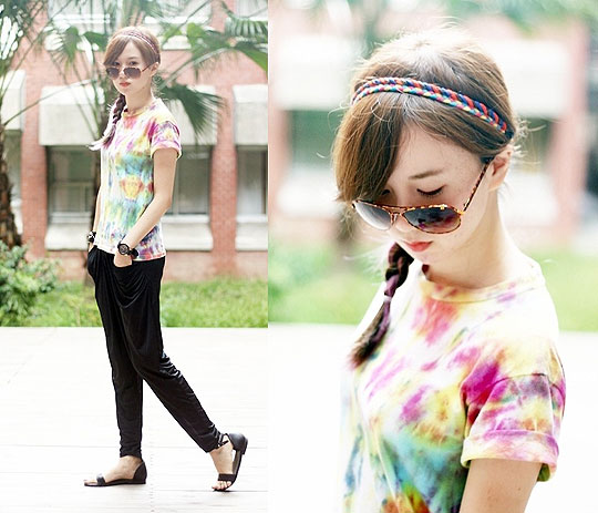 Colorful, Crystii Lin, Top, Weeken, Pants, Weeken, Sandals, Weeken, Crystii Lin, 