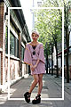 Lilac and mustard, Dress, H&M, Necklace, Weeken, Shoes, Weeken, Dani Roche, Canada