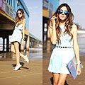 Le ciel bleu, Dress, Weeken, Sunglasses, Weeken, Clutch, Weeken, Flávia Linden, Brazil