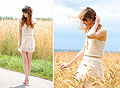 Lace dress # summer ;), Fashion decorative collar stitching gauze dress, Weeken, Sandals, Weeken, Hannnah P, Poland
