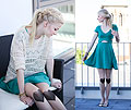 The cut out dress, Dress, H&M, Tights, Weeken, Shoes, Weeken, Watch, Fossil, Sweater, Weeken, Joana Gröblinghoff, Germany