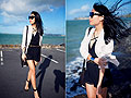 Windswept. - Blazer, H&M, Bag, Alexander Wang, Day 2 sandals, Weeken, Marcella L, New Zealand