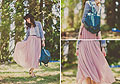 Lavender Adventure, Oasap maxi skirt, Weeken, Backpack, Weeken, Hat, H&M, Silver flats, Weeken, Michelle Elizabeth R, United States