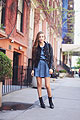 Bethany Struble, Denim Dress in NYC, United States